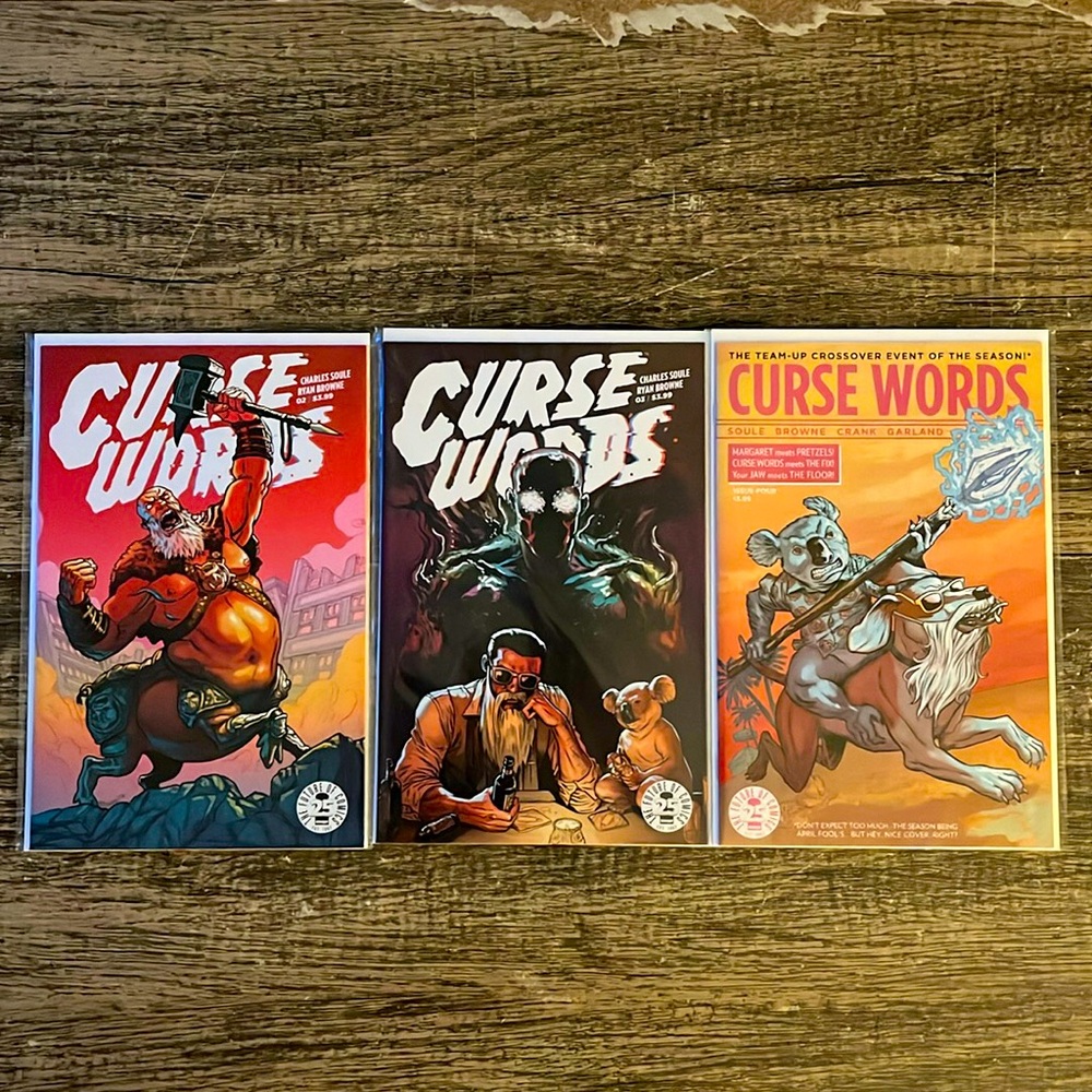 CURSE WORDS (Comic Book Lot of 3) Vol. 2, 3, & 4 NEAR MINT Condition
